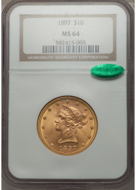 1897 $10 Liberty Eagle MS64
